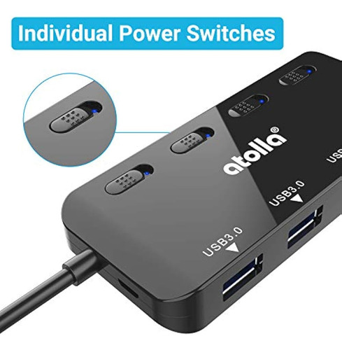 Divisor De Concentrador Usb 3.0 - Extensor Usb De