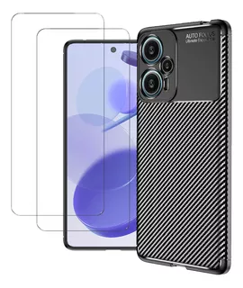 Funda Para Xiaomi Poco F5/redmi Note 12 Turbo 5g Y 2 Micas