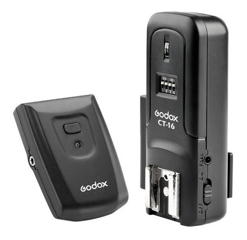 Imagem 2 de 3 de Kit Radio Flash Godox Ct-16 Canon Nikon Universal Greika