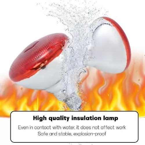 Lámpara Infrarroja Con Bombilla De Calor For Aves De Corral,