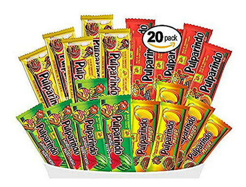 Dulces Snack-mix (20 Count) - Viene En Tamarindo, Caliente, 