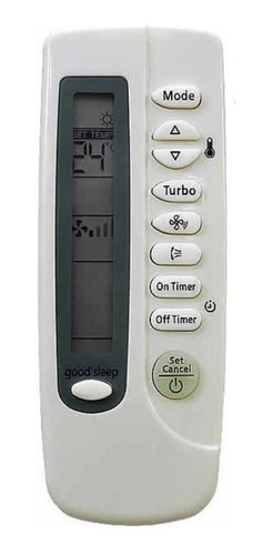 Imagen 1 de 10 de Control Remoto Aire Acondicionado Samsung Formato Original