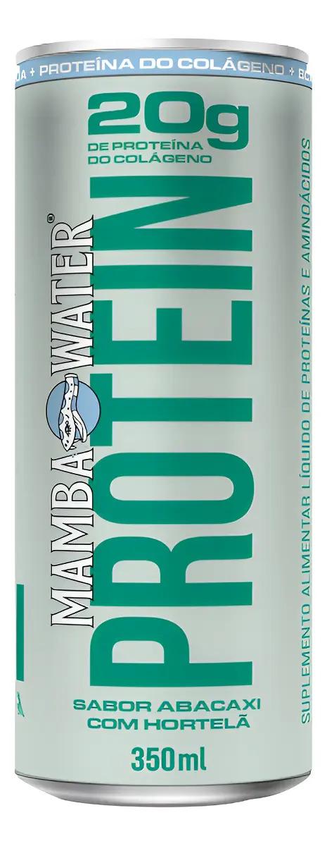 Agua Mamba Protein Abacaxi E Hortelã 350ml C/ 6 Un