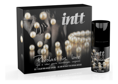Kit Intt Pérolas In Love Para Massagem Kit Com Colar E Gel