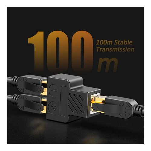 Rj45 Ethernet Splitter 1 A 2, Mini Gigabit Network Ethernet