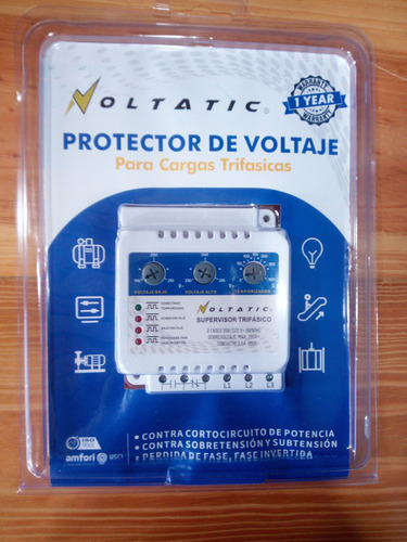 Protector De Voltaje Trifásico. Supervisor Trifásico 220v