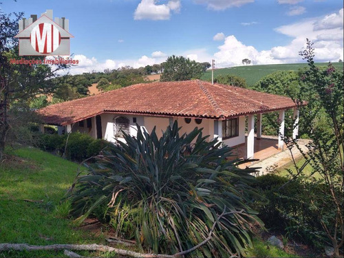 Imagem 1 de 30 de Linda Chácara Com 3 Dormitórios, Piscina, Córrego, Pomar, Ótimo Bairro, À Venda, 12000 M² Por R$ 800.000 - Zona Rural - Pinhalzinho/sp - Ch0833