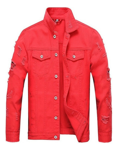 Ropa De Hombre Retro Ocio Abrigo Jeans Chaquetas Hombre