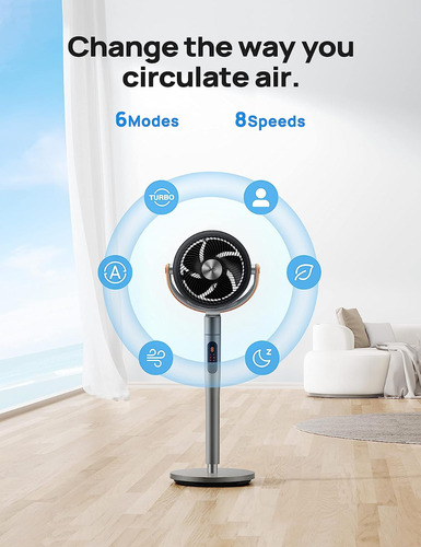 Dreo Ventilador Smart Wifi Pedestal Dr-haf003s Control X Voz