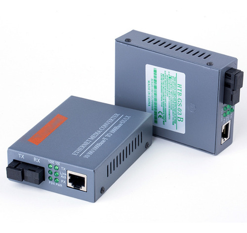 Convertidor De Medios Gigabit Ethernet De Fibra Única Modo