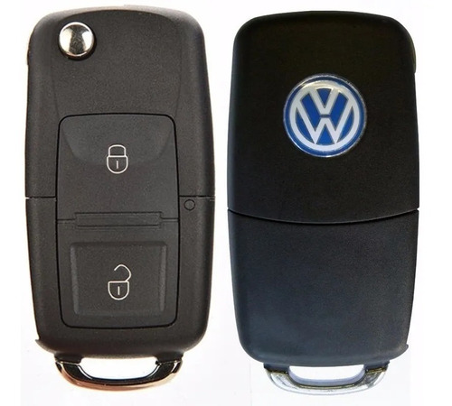 Carcasa Llave Vw Flip Gol, Golf, Saveiro, Fox, Volkswagen 2