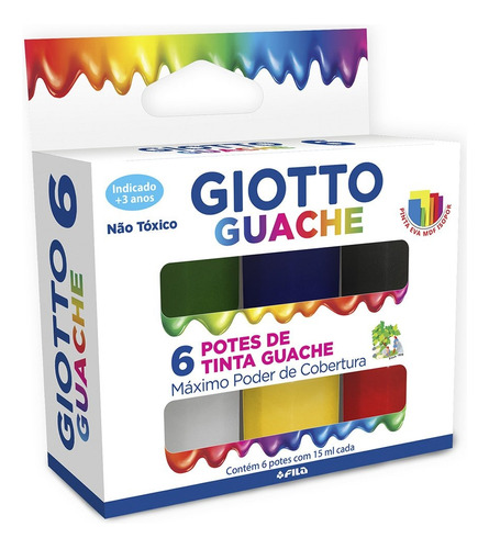 Tempera Giotto 15ml Caja X6