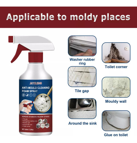 3×spray Antimoho, Limpiador De Moho, Limpieza Antimoho W23 F
