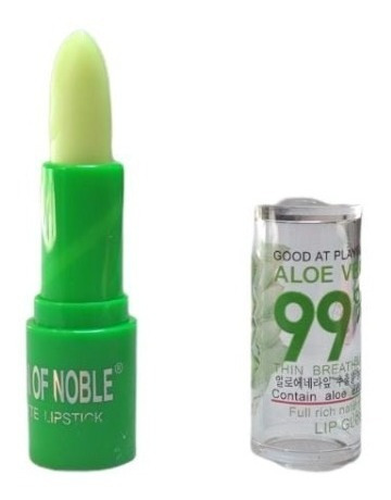 Pack De 6 Labiales Magicos Humectante Aloe Vera Con Color