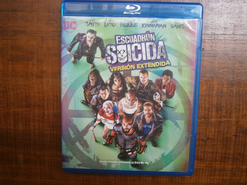 Escuadron Suicida Bluray Version Extendida Dvd Margot Robbie