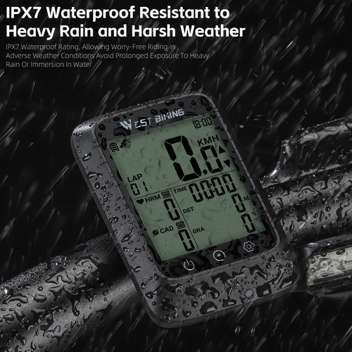 Velocímetro Inalámbrico Cycle Gps Computer Ipx7