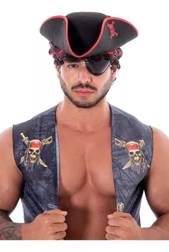 Fantasia Pirata do Caribe Adulto Masculino Carnaval, Elo7