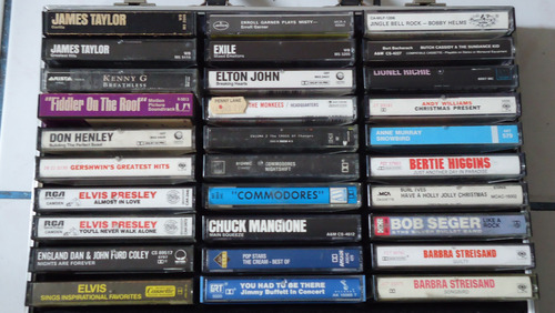 Musica Rock Ingles En Cassettes Originales Americanos -leer- (Usado)