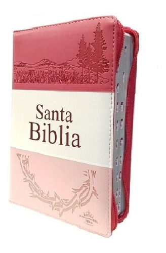 Biblia Letra Grande Rosa Cierre E Indice Reina Valera 1960
