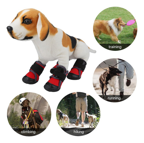 C 4* Zapatos Mascotas Botas Deportivas Para Perros Grandes