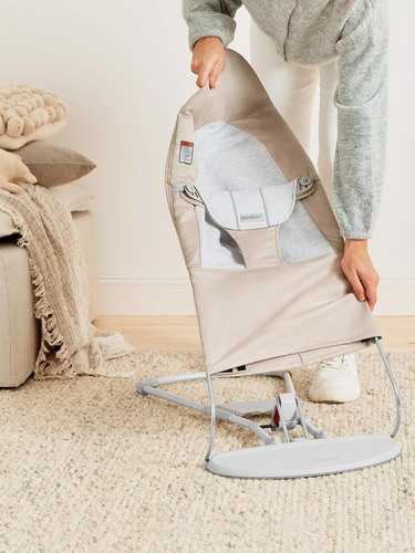 Baby Bouncer Babybjörn Balance Soft Bege/cinza Recém-nascido