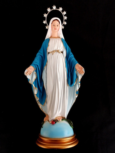 Virgen Inmaculada De Resina 45 Cm. 