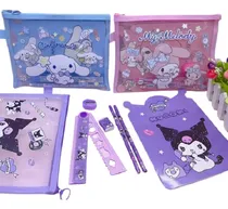 Comprar Set De Utiles Cartuchera + Anotador +utiles Sanrio