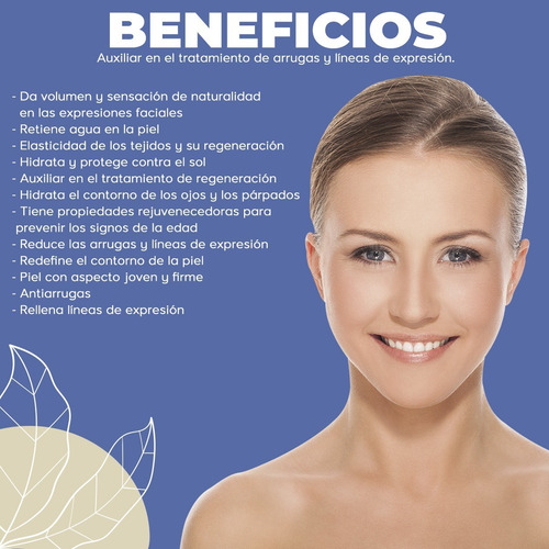 Serum Facial Con Acido Hialuronico Para Día 30ml Prettan