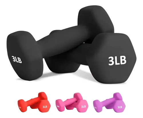 Par Mancuernas Ejercicio Lb Neopreno Pilates Yoga Gym MercadoLibre