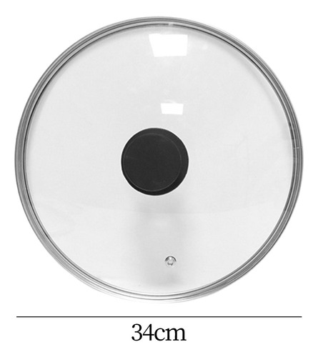 Tapa De Vidrio De 34cm Para Olla De Cocina, Tapa Pequeña