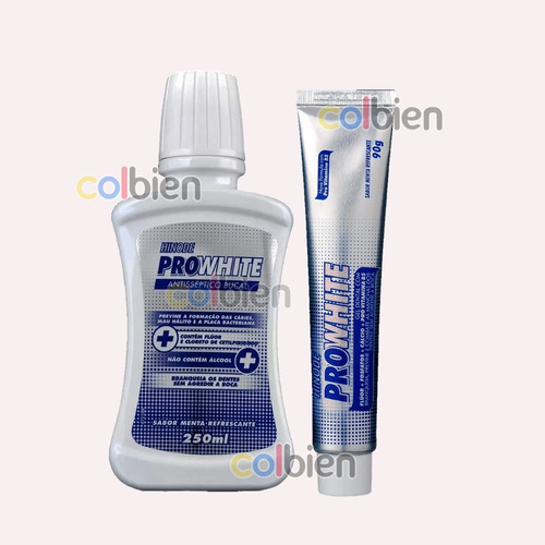 Gel Dental Prowhite + Enjuague Bucal Hinode Blanquea