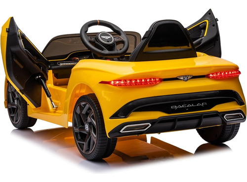 Vehículo P/niños Estilo Bentley Bacalar; 12 V; Amarilo