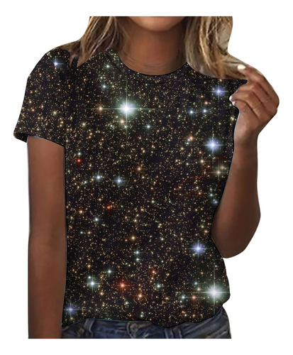 K 9035, Moda Casual Divertida Con Estampado De Estrellas Cós