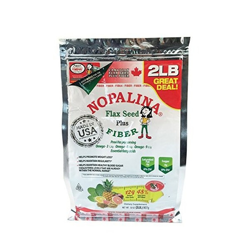 Nopalina Semilla De Lino Plus Fibra 32oz (2lb)