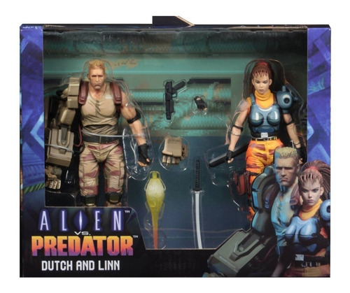 Dutch & Lin 2 Pack (7 ) - Alien Vs Predator - Neca