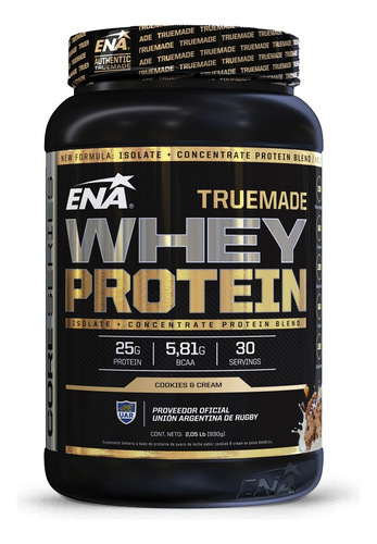 Whey Protein True Made 2,05 Lb Ena Concetrate + Isolate