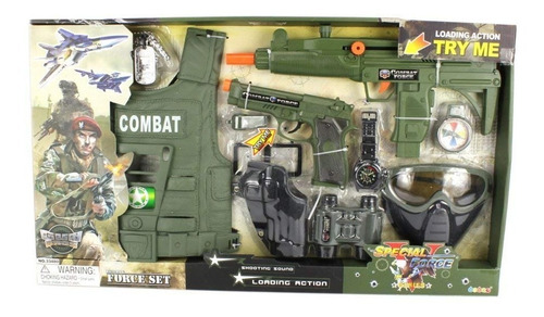 Imagen 2 de 4 de Disfraz Role Play Military Forces, 10 Piezas Bestoys