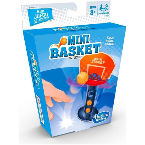 Mini Basket El Juego Hasbro Lanza Rebota Encesta 