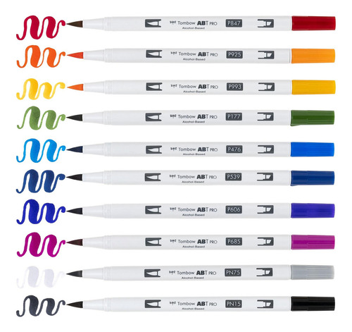 Tombow Abt Pro Marcadores A Base De Alcohol, Paleta Tiva, . Color Bold