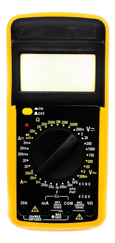Capacímetro Multímetro Medição De Amperagem