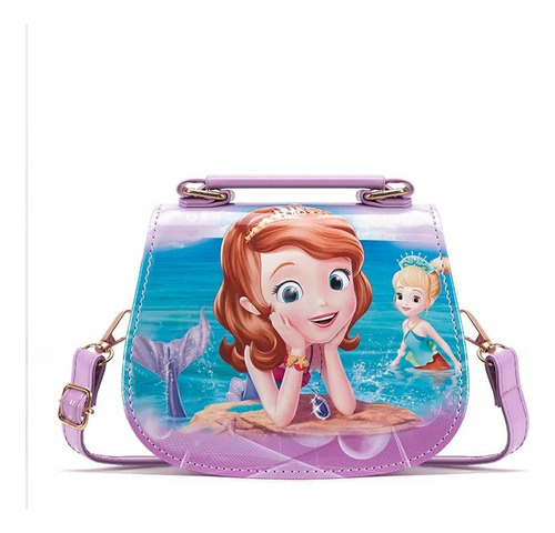 Bolsa Para Niñas Frozen, Princesas, Sofia, Blanca Nieves Color Sofia