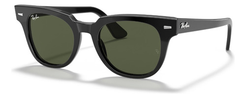 Lentes De Sol Meteor Classic Black Ray-ban Color G-15 GREEN Color de la lente Green Color de la varilla Gloss black Color del armazón Gloss black