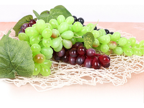 4 Racimos, 60 Uvas Negras, Simuladores De Brotes De Fruta