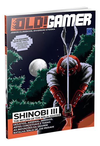 Bookzine OLD!Gamer - Volume 6: Shinobi III, de Editora Europa. Editorial Editora Europa Ltda., capa mole em português, 2021