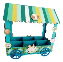 Comprar Kiosco Golosinero Centro De Mesa Animalitos Safari Y Otros 