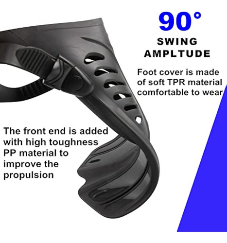 Diving Fins Snorkeling Gear For Adults Snorkel