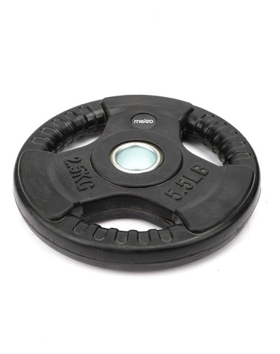Disco Engomado Con Agarre 2.5kg - 5.5lb - 30mm Pesas Gym Fit