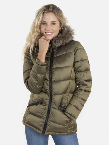 Parka Mujer 5pk943 Verde Maui And Sons