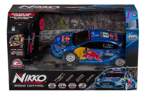 Carro A Control Remoto Rally Redbull Color Azul