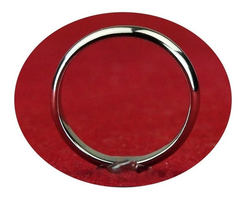 Imagen 1 de 10 de Anillo Mujer Dama Novia Elegante Sencillo Oro Blanco